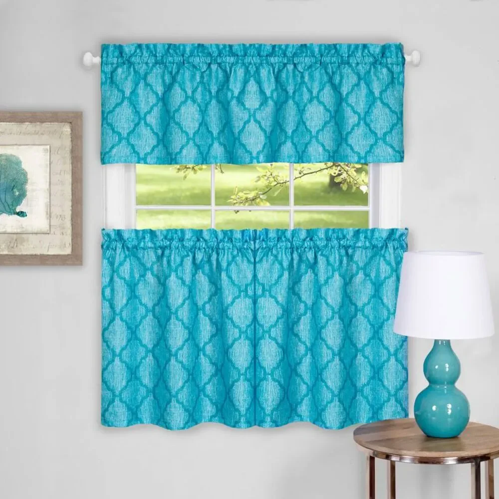 Achim Home Furnishing Colby Window Kitchen Curtains Valance - 58